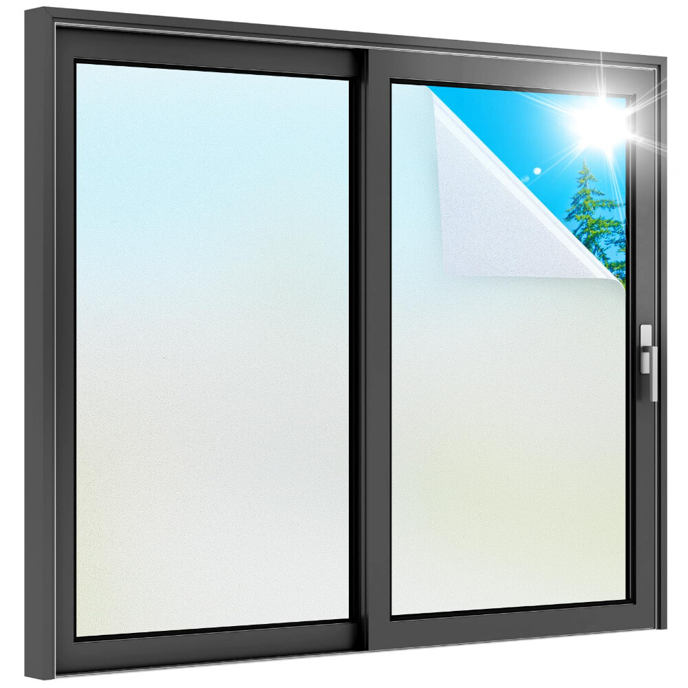 rabbitgoo Privacy Window Film Heat Control Sun Blocking Anti UV Glass Sticker