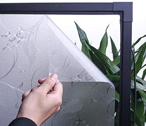Vine Privacy Window Film Self Adhesive Frosted Static Decor Glass Window Sticker