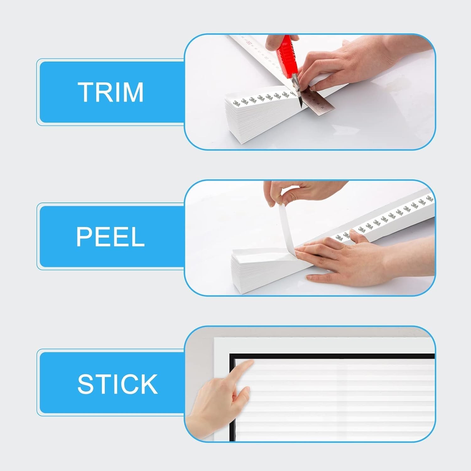 MYshade 6 Pack Temporary Light Filtering Paper Shades 36″W*72″H – 6 PC, White