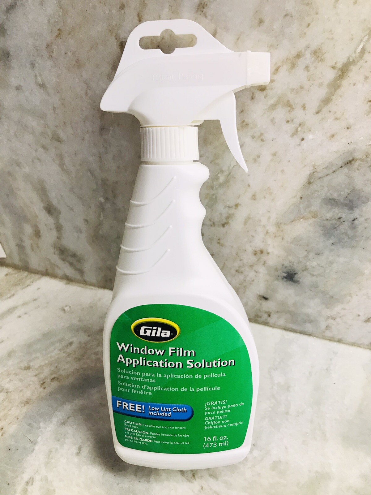 Gila-Window Film Application Solution-No Lint Cloth Included:16floz/473ml.