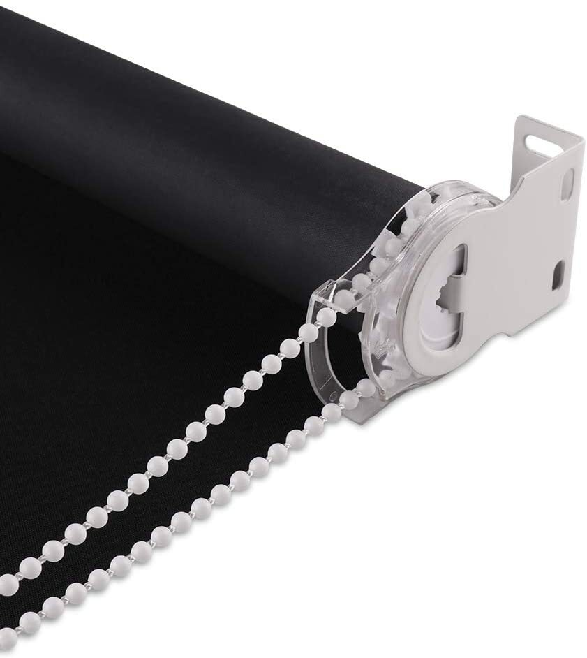 Blackout Roller Shades Window Blinds Room Darkening Curtain Waterproof Fabric