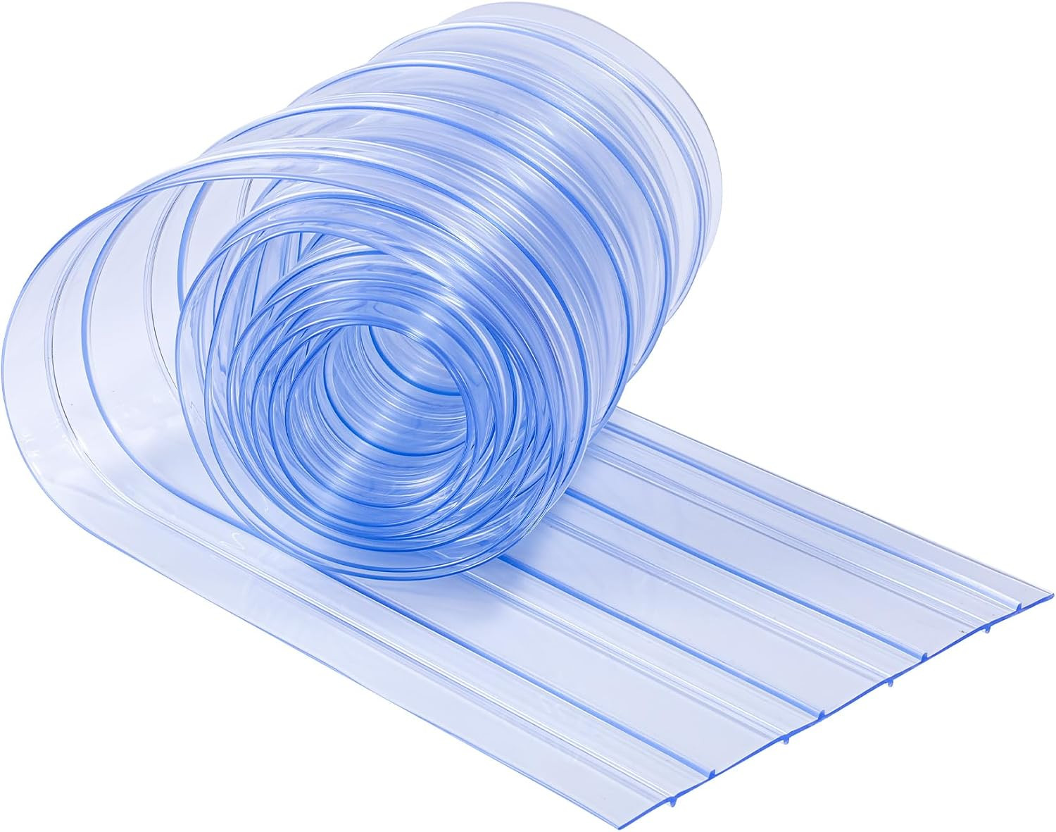 Commercial Freezer Curtain Replacement – 8 Inch X 8 Feet PVC Clear Vinyl Door St