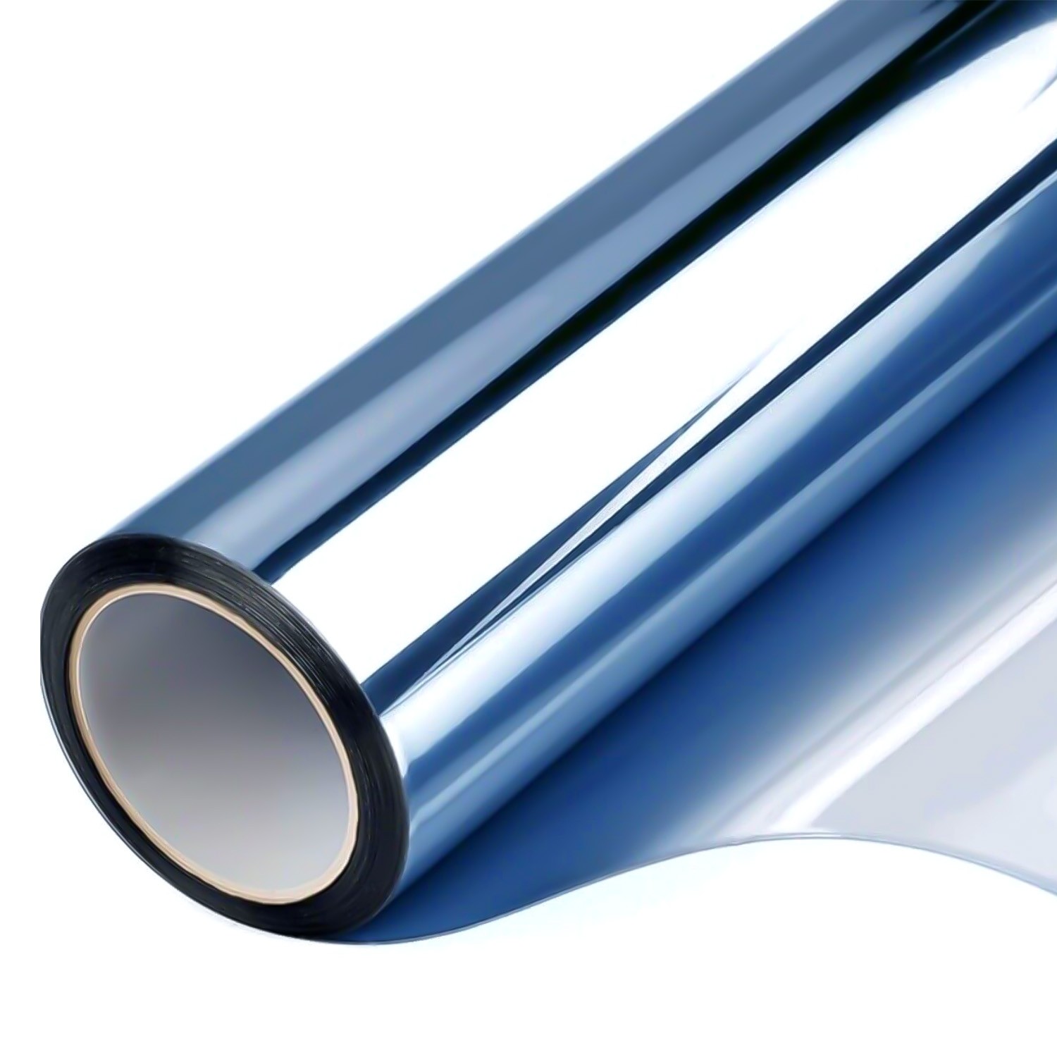 Blue One Way Mirror Window Film Tint Reflective Glass Sticker Anti UV For Home.