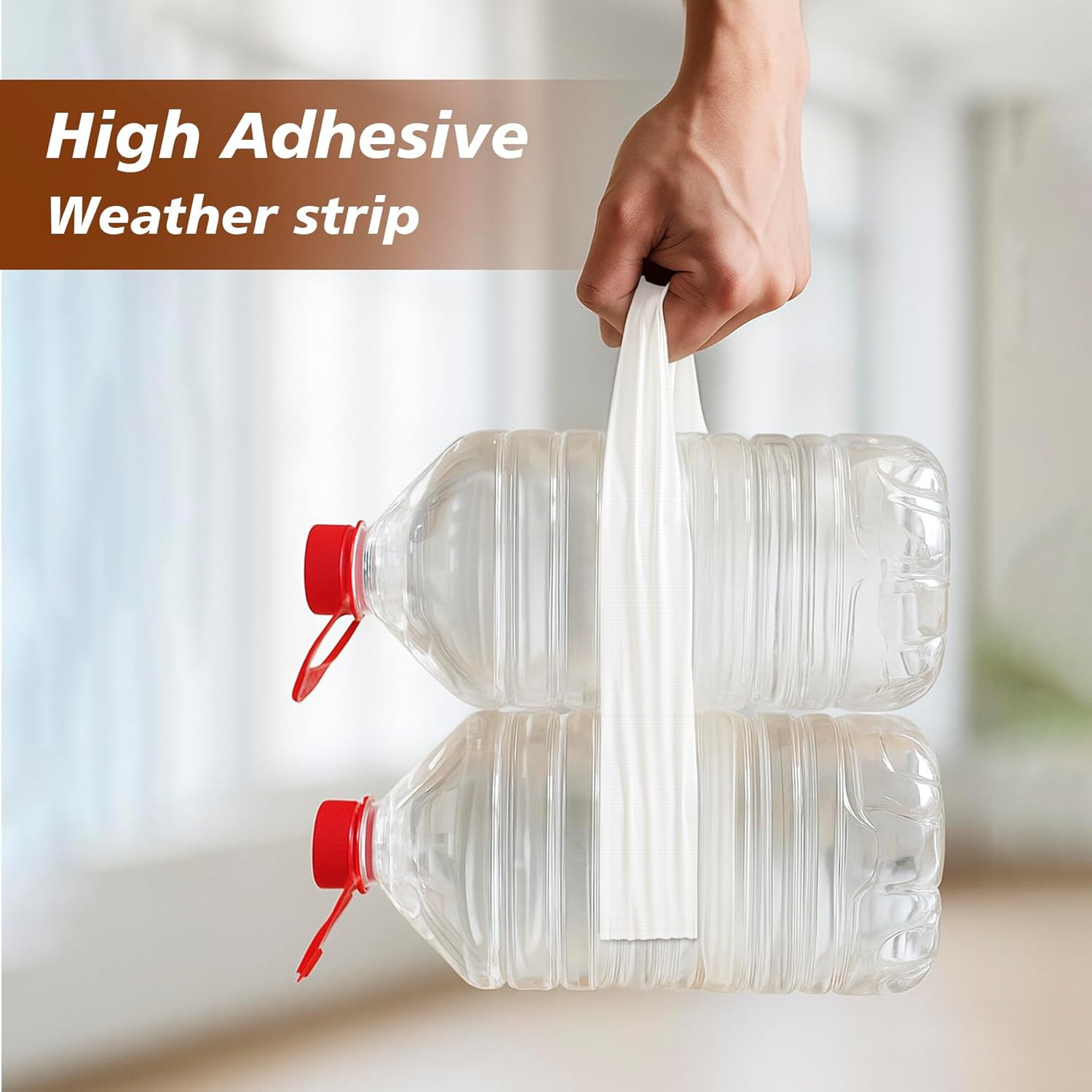 2IN X 99FT Window Sealing Tape, White Window AC Insulation Sealing Film Tape, Wa