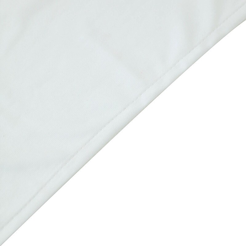 White 5×20 feet Polyester Ceiling Draping Fabric Backdrop CURTAIN PANEL Party