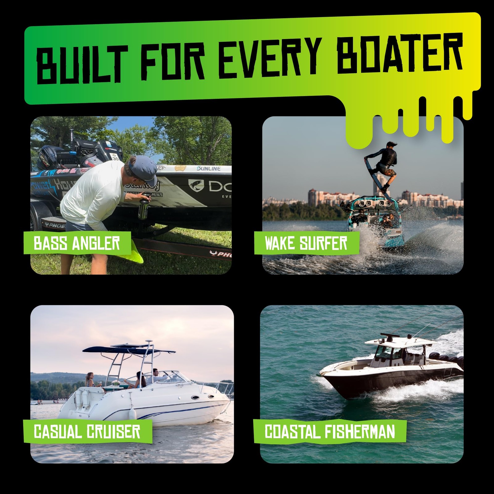Boat Juice Luxury Boat Cleaning Kit Vinyl Seat Exterior Hard Water Spot Remover