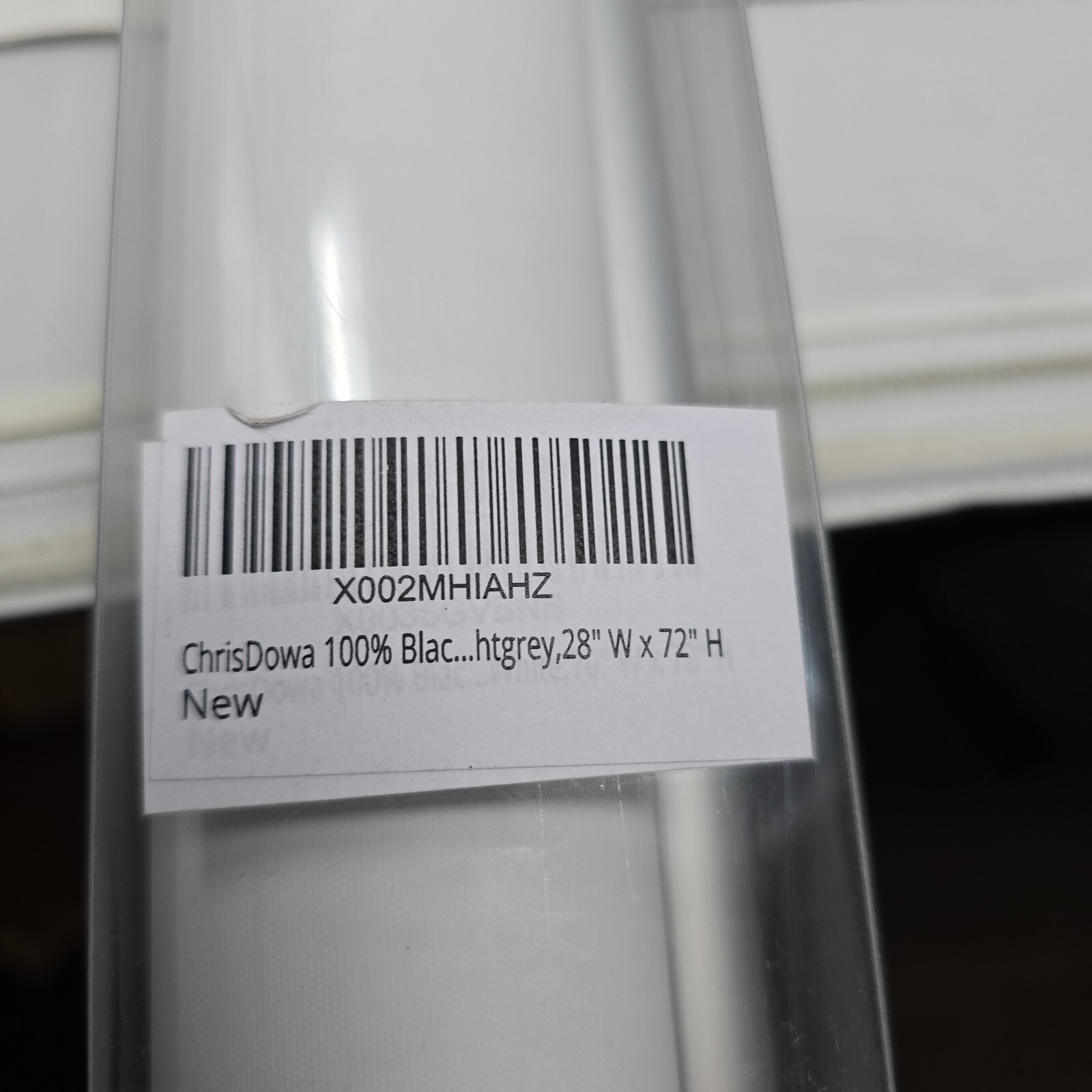 ChrisDowa 100% Blackout Roller Shade Gray, Window Blind Thermal Insulated, 28*72