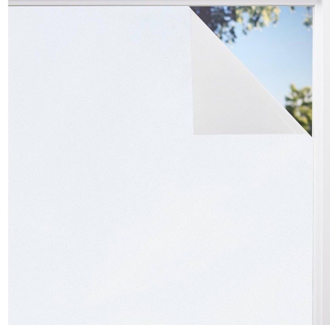 White Privacy Window Film White Glass Sticker Window Security