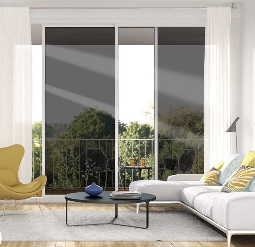 Reflective Window Film – Solar Control & One Way Mirror Privacy Glass Tint 5%VLT