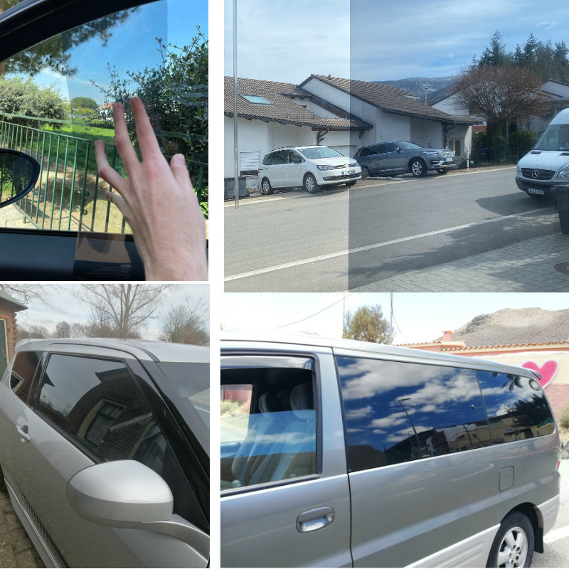 DIY Car Window Foils Tint Tinting Film Roll Auto Glass Stickers Sunshade 5-50%