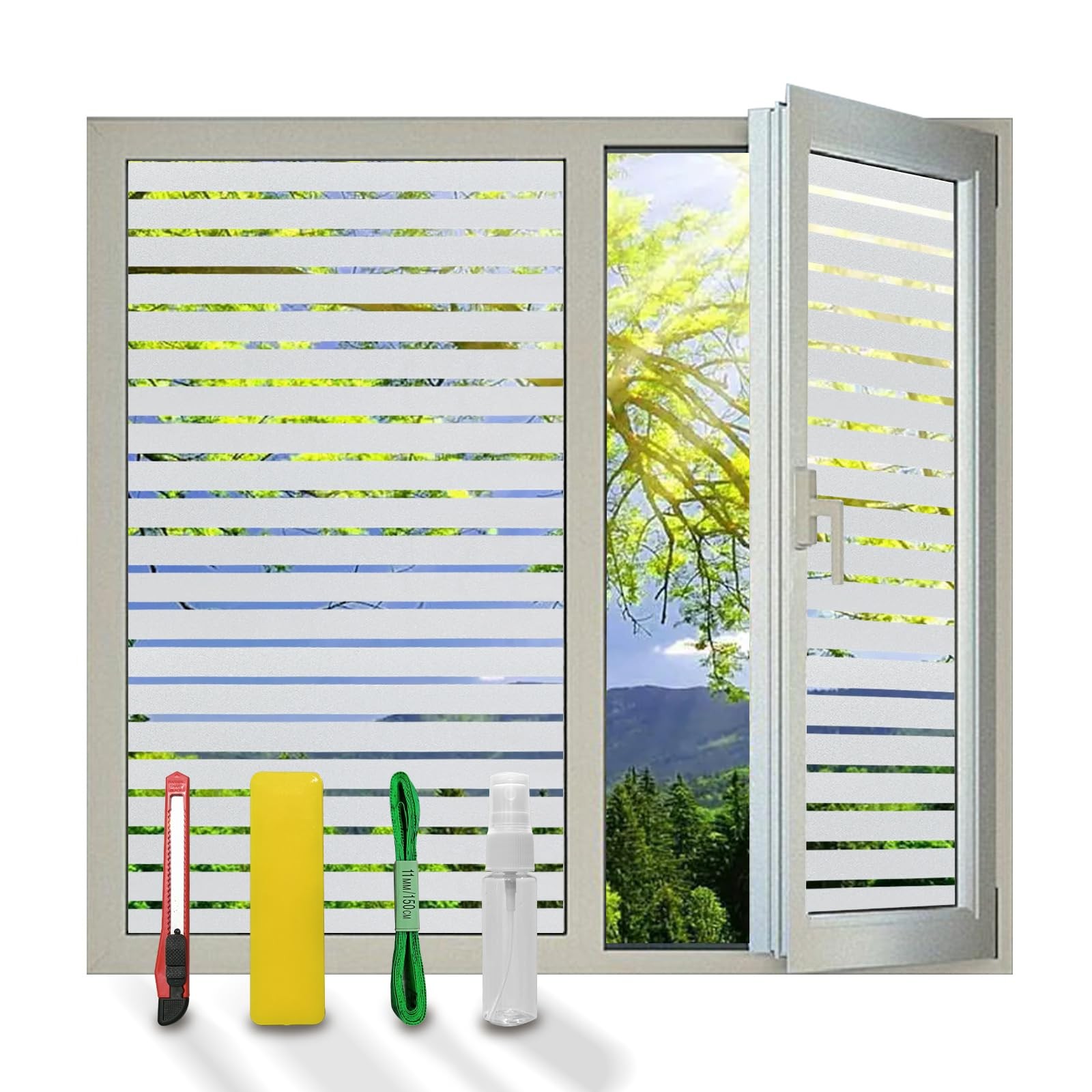 Window Privacy, Removable Glass Door Privacy Film, Suitable for Bathrooms, Of…