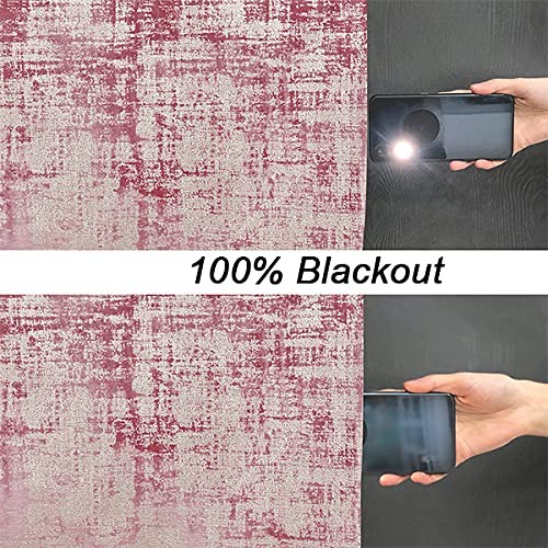 Always4U 100 Blackout Soft Velvet Curtains Bedroom Living Room Thermal Energy