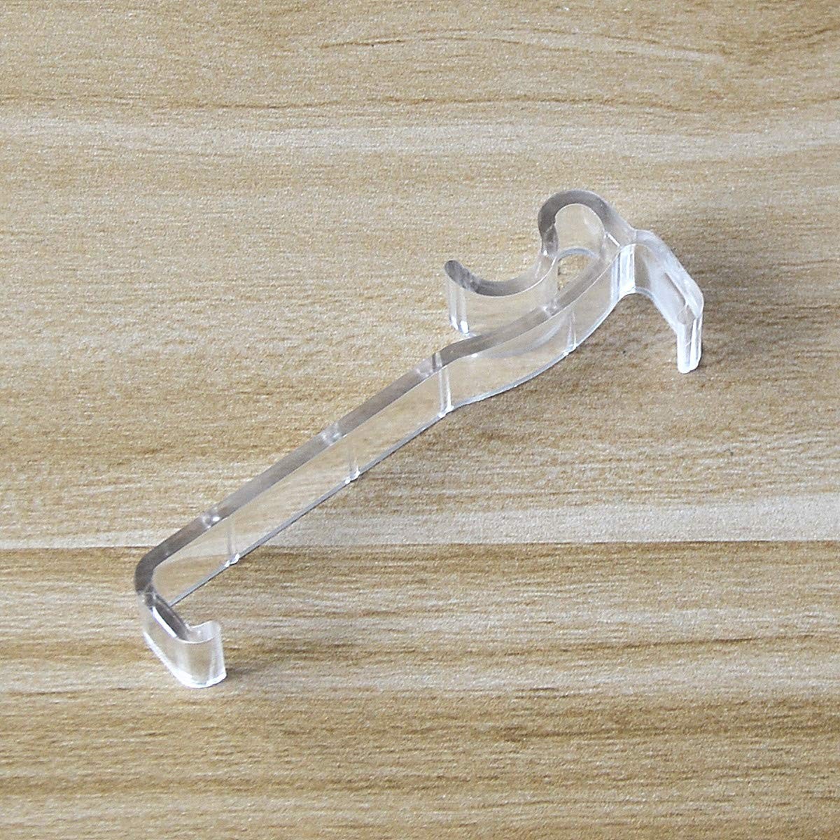 Valance Clips 10pcs 3” Window Blinds Hidden Clip Clear Plastic for Horizonta…