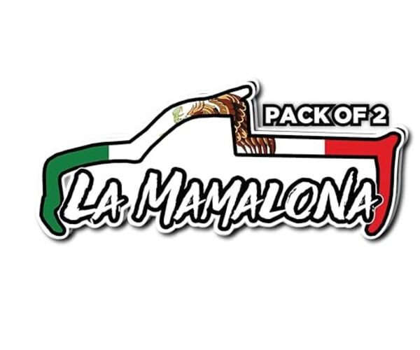 IMPERIAL VIBES – La Mamalona Mexico Sticker – Vinyl Decal for Car, Truck, and