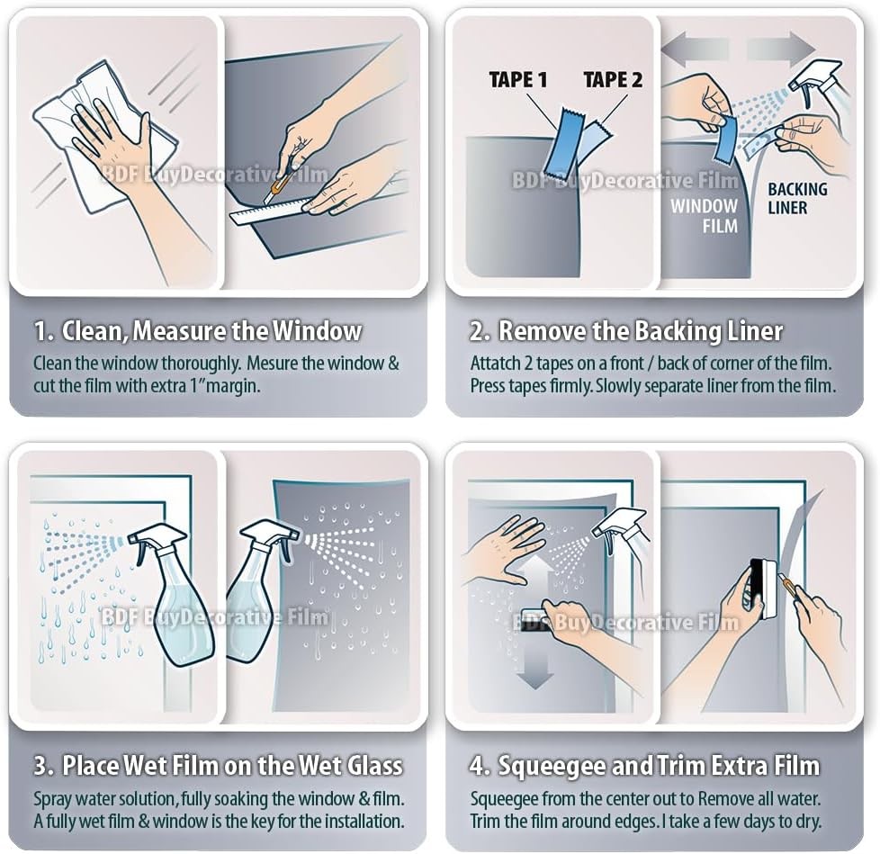 S4MC Window Film Security & Safety 4 Mil Clear 30in X 24ft