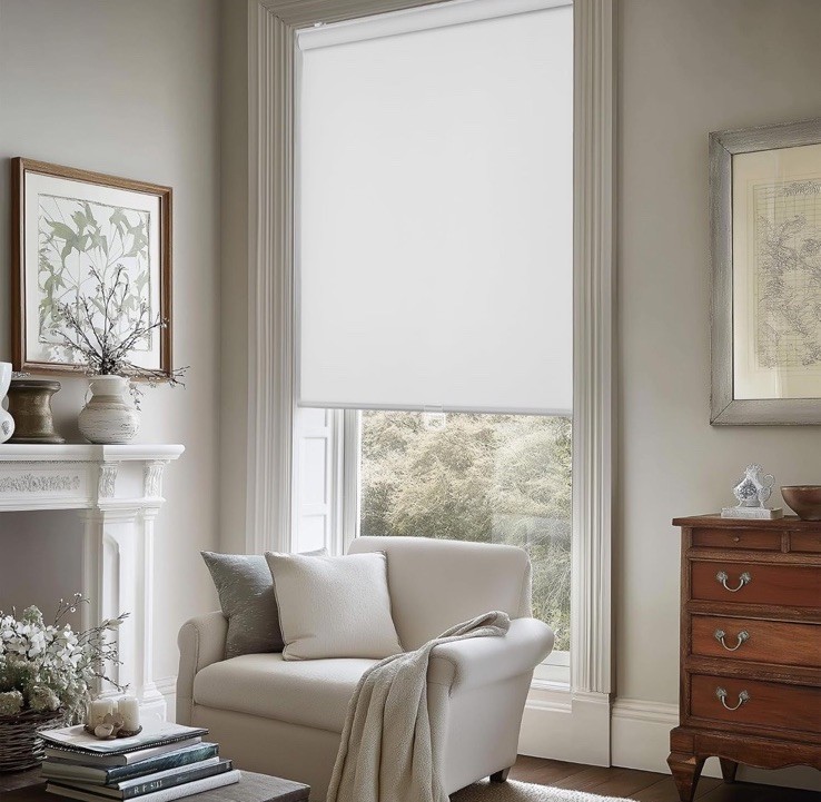 ChrisDowa Cordless Free-Stop 100% Blackout Window Blinds Thermal Insulated 48×72