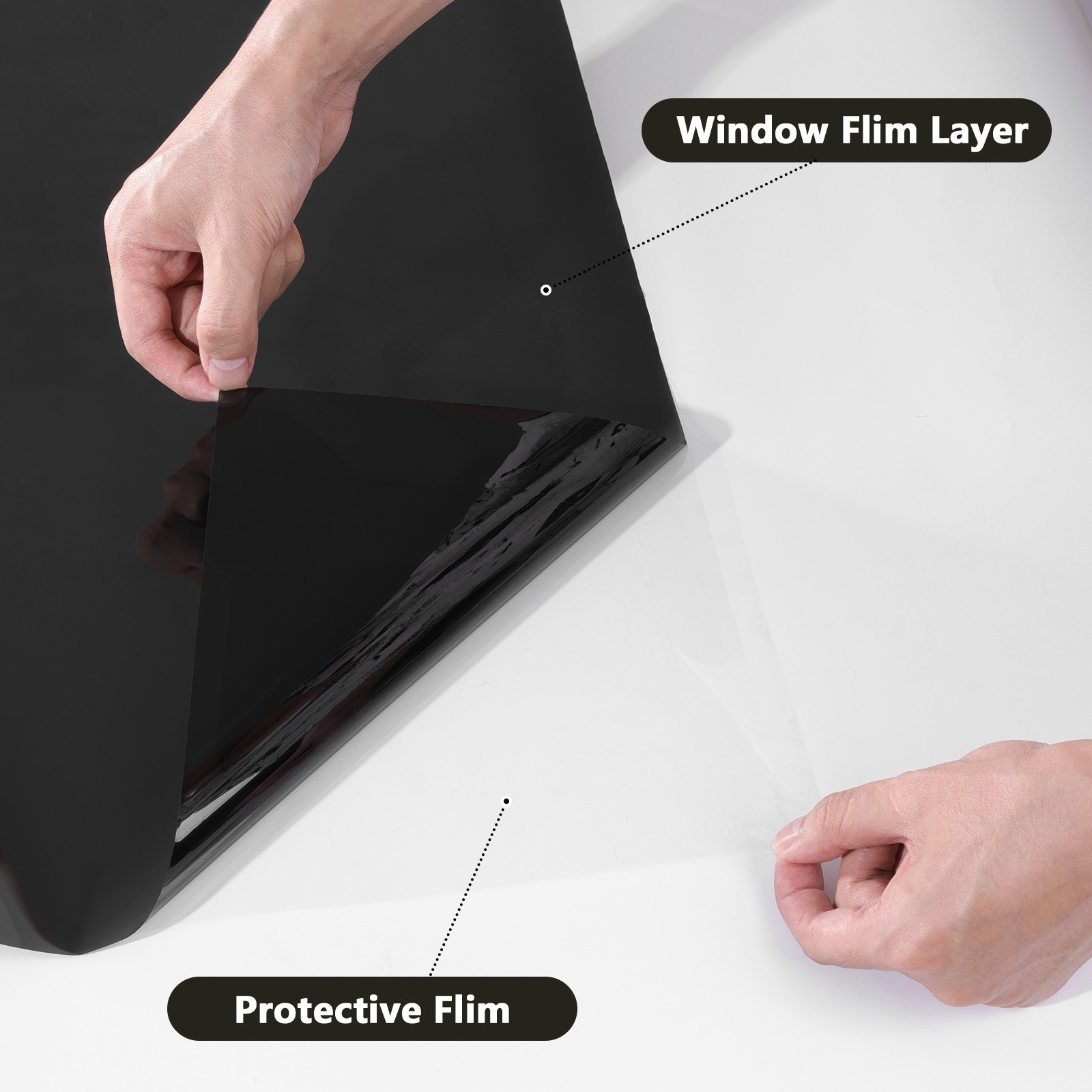 Nano Ceramic Window Tint Film 5%/20%/35% VLT Privacy Protection for Car & Home