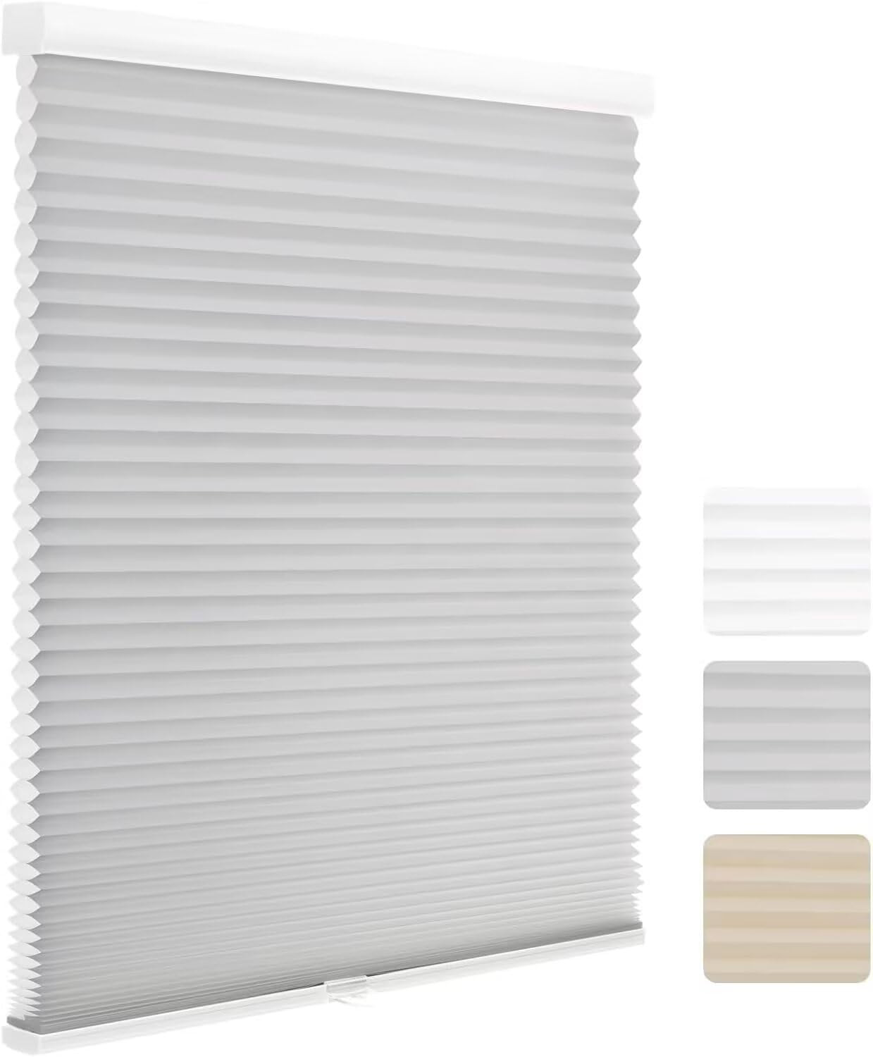 MYshade 1.5-Inch Cellular Cordless Light Filtering Shades, Honeycomb Window Blin