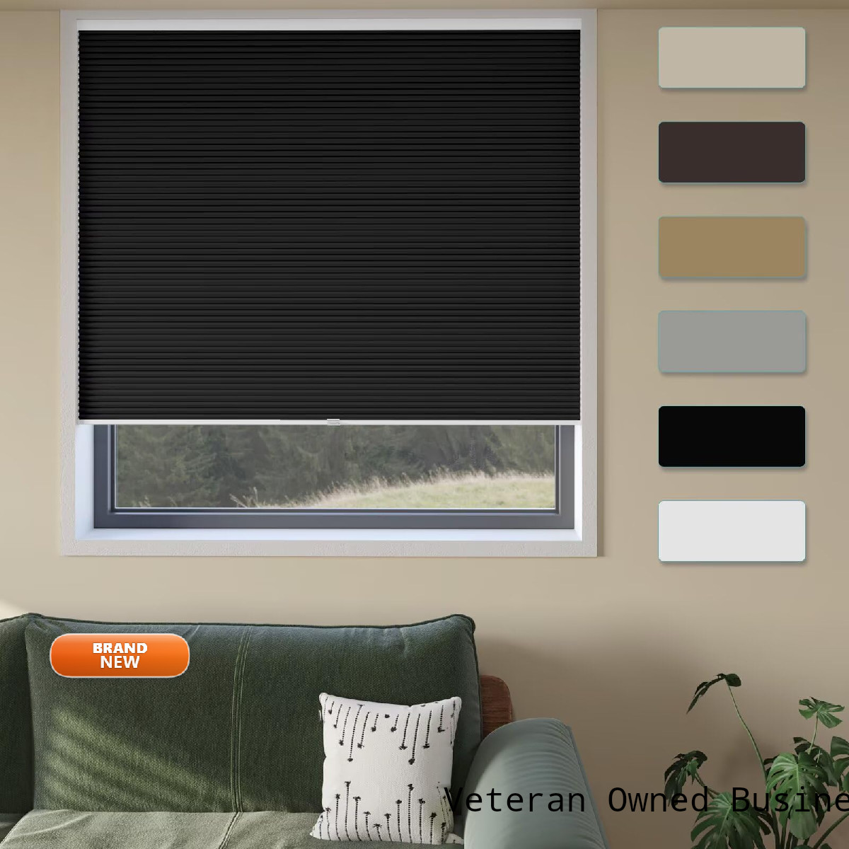 Myshade Cordless Cellular Window Shades No Tools No Drill Blackout Blinds For