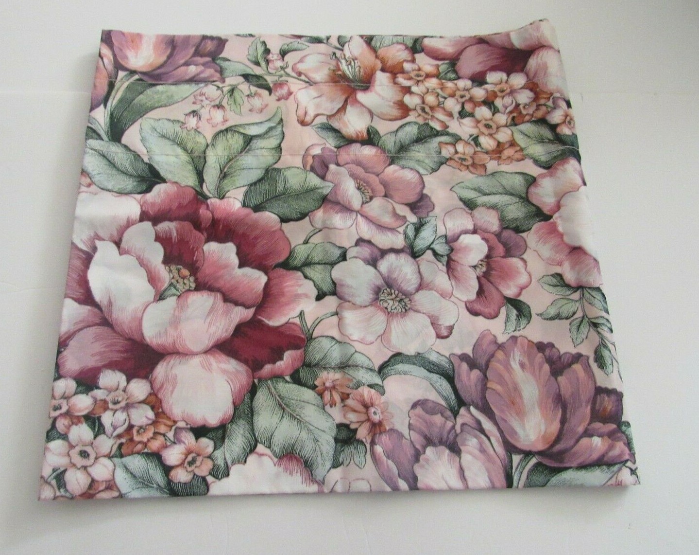 Window Top Treatment Curtain Floral 100% Polyester No Wrinkle Made in the USA