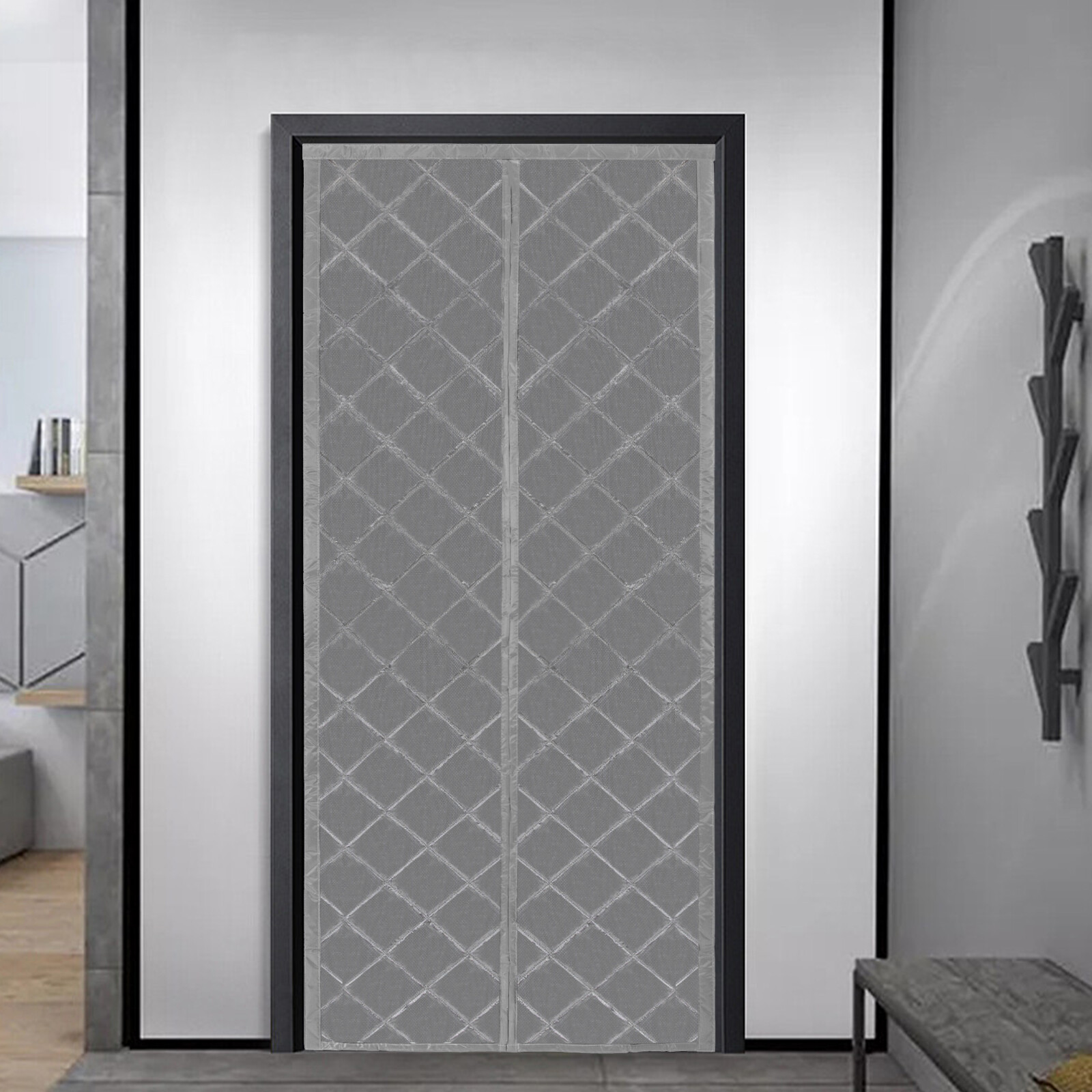 34x82inch Magnetic Thermal Insulated Door Curtain Window Door Room Divider