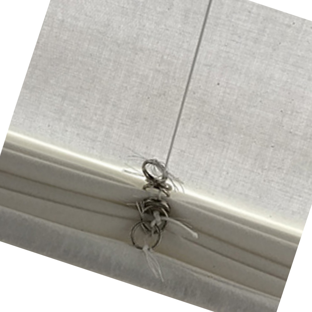 100 Nickel Plated Brass Sew On Rings for Roman Shade Cord Guide or Tie Back Ring