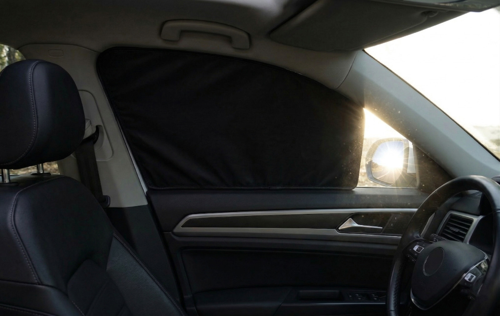 4X Magnetic Car Side Window Sun Shade Front Rear UV Protection Privacy