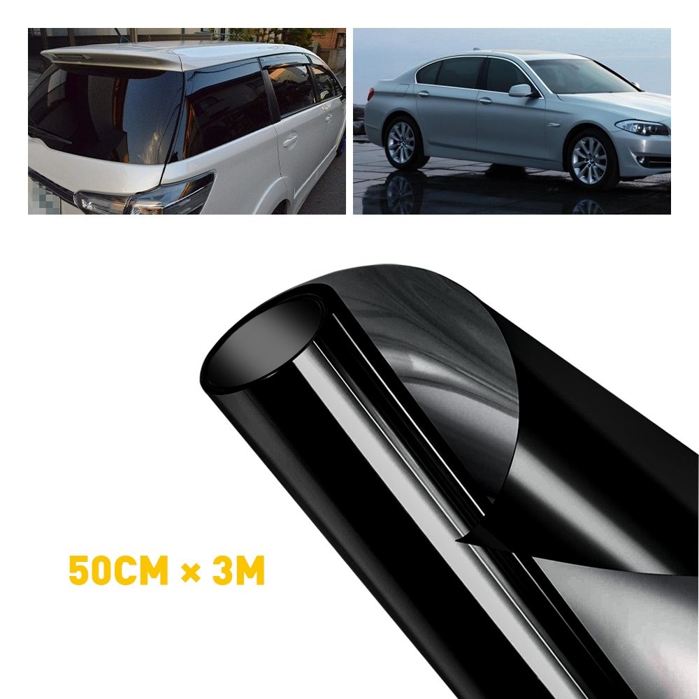 Uncut Roll Window Tint VLT Super Dark Black Film 5% 15% 20% 35% 50% Car Home EAW
