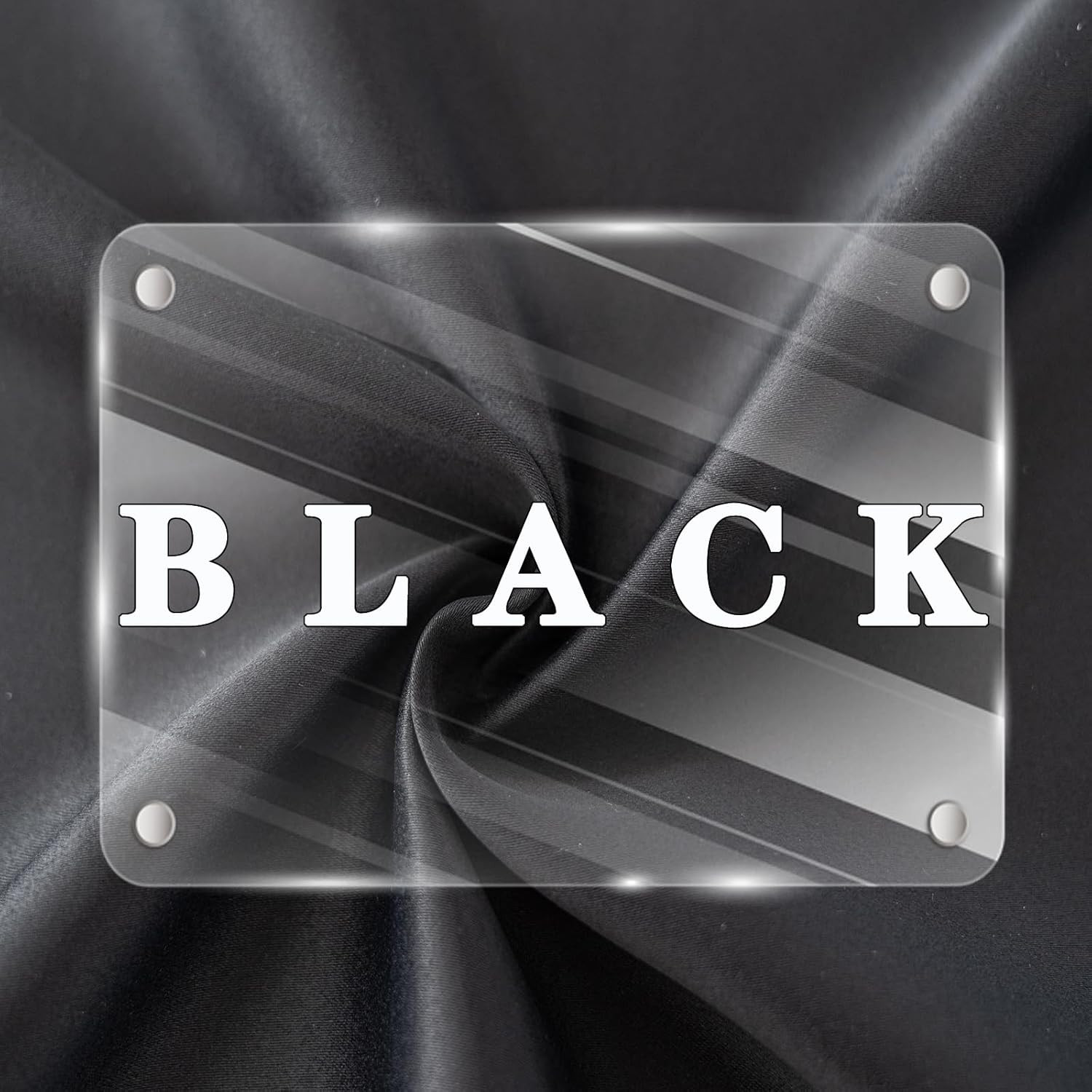 Extra Long 168″ Blackout Curtains for High Ceilings & Tall Windows – Black
