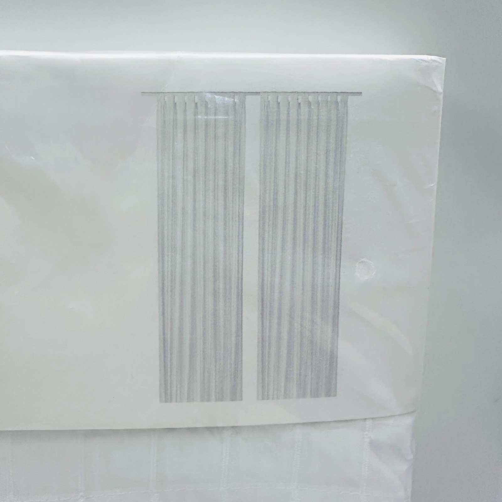 Ikea STRALA LED String Light Curtain w/48 Star Lights White Indoor/Outdoor – NEW