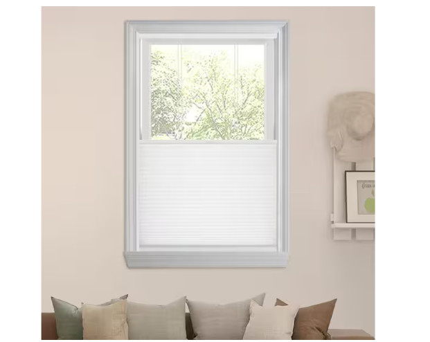 Snow Drift Top Down Bottom Up Cordless Light Filtering ( SELECT YOUR OWN SIZE )