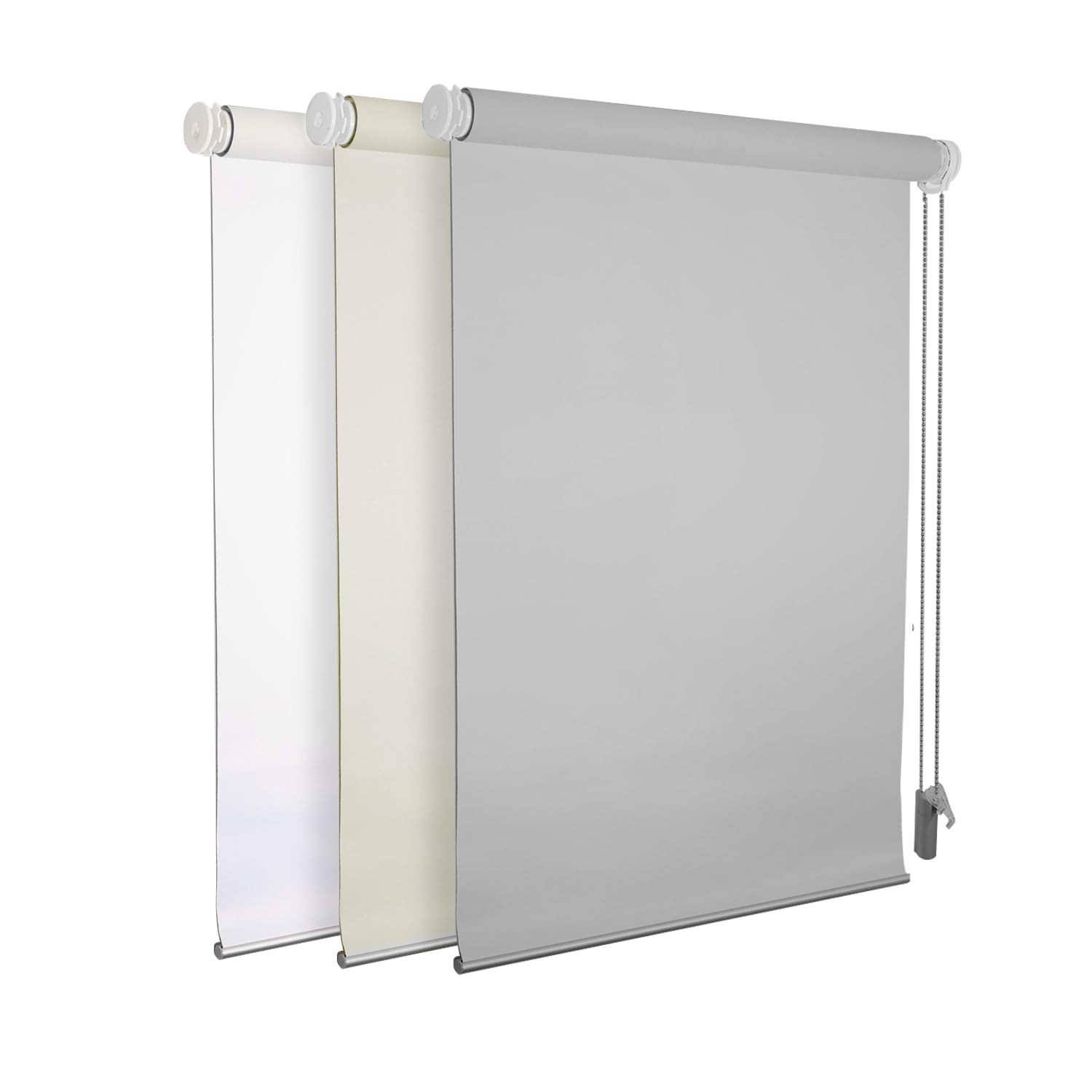 Hidpriva No Drill No Tools 100 Blackout Roller Shade Uv Protection Easy-Care