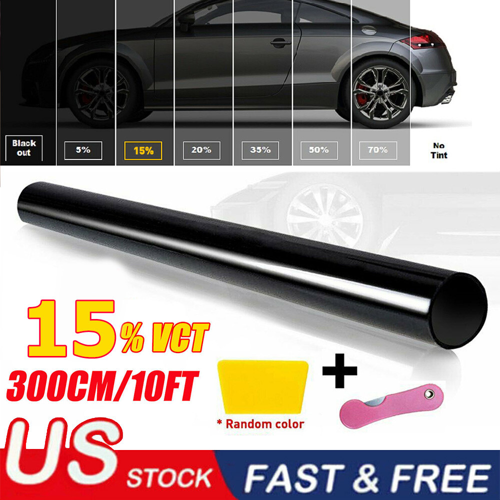 10FT Uncut Roll Window Tint Film 15% VLT 20″ x 10’ft Feet Car Home Office Glass