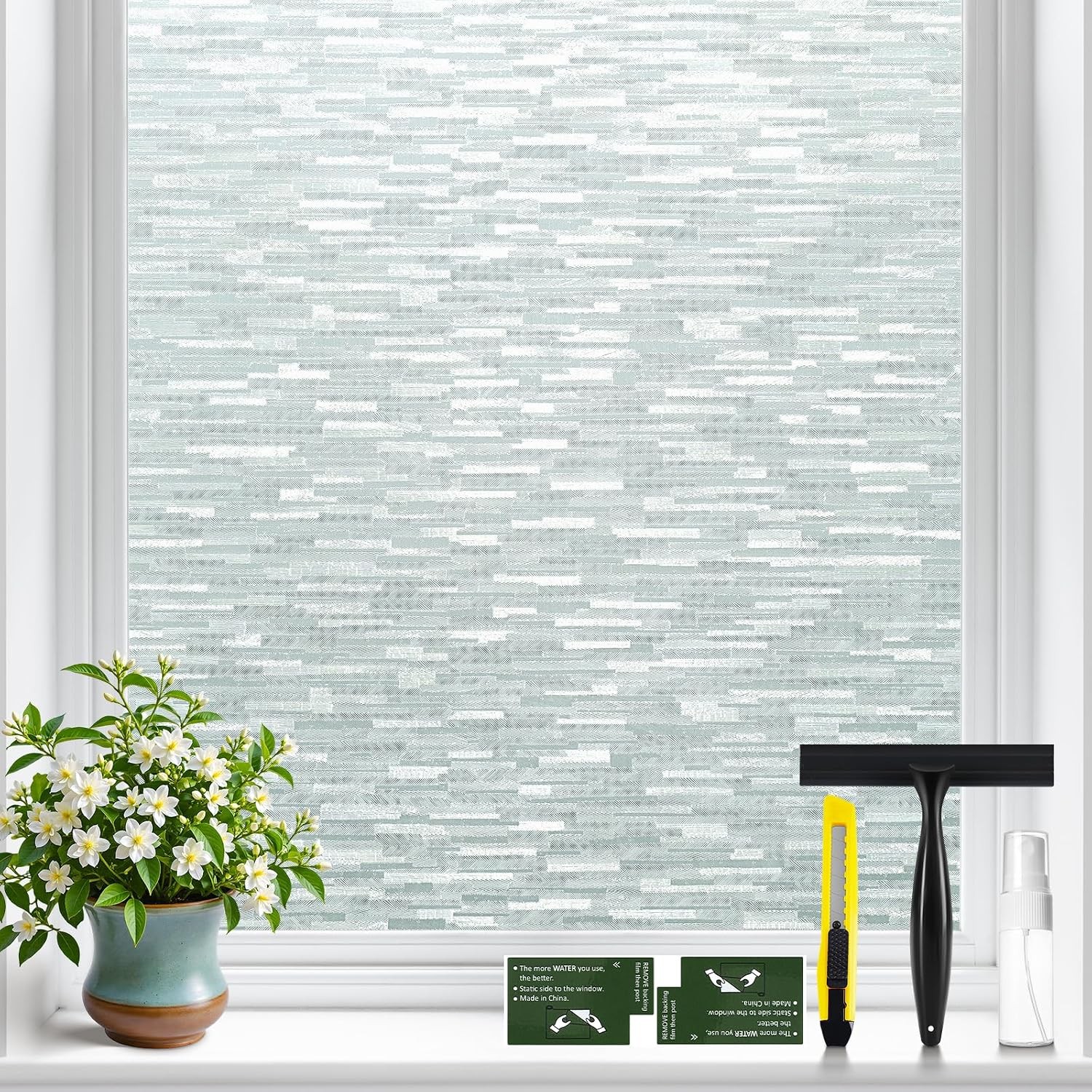 Static Cling No Glue Removable Reusable, UV Blocking Glare & Heat Reduction, for