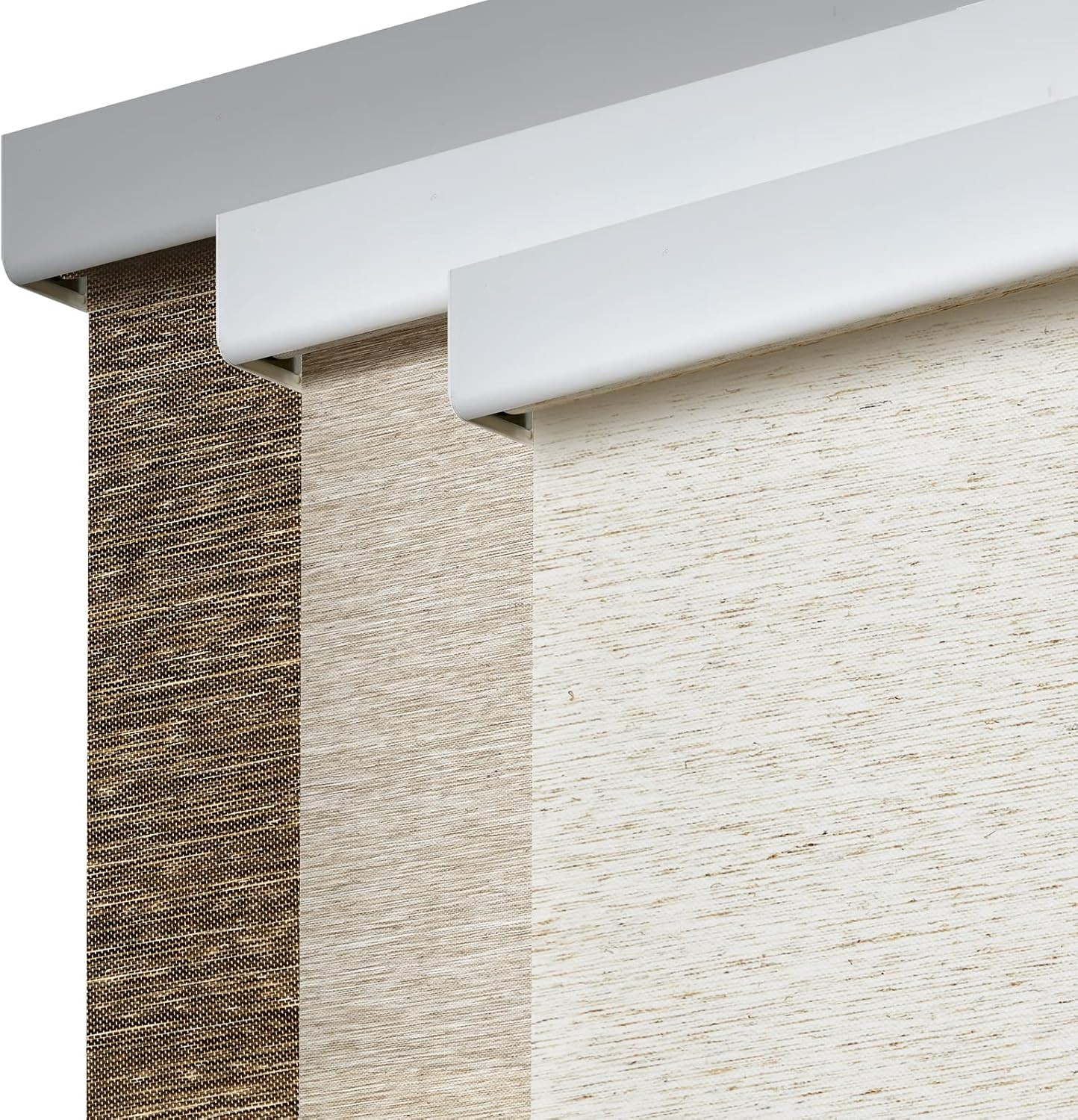 Cordless Roller Window Shades – Light Filtering Cream 46″ W x 72″ H