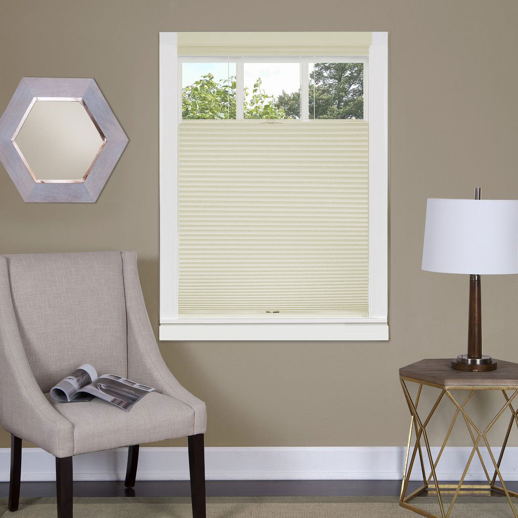 Alabaster Cordless Cellular Top-Down Bottom Up Honeycomb Pleated Window Shades