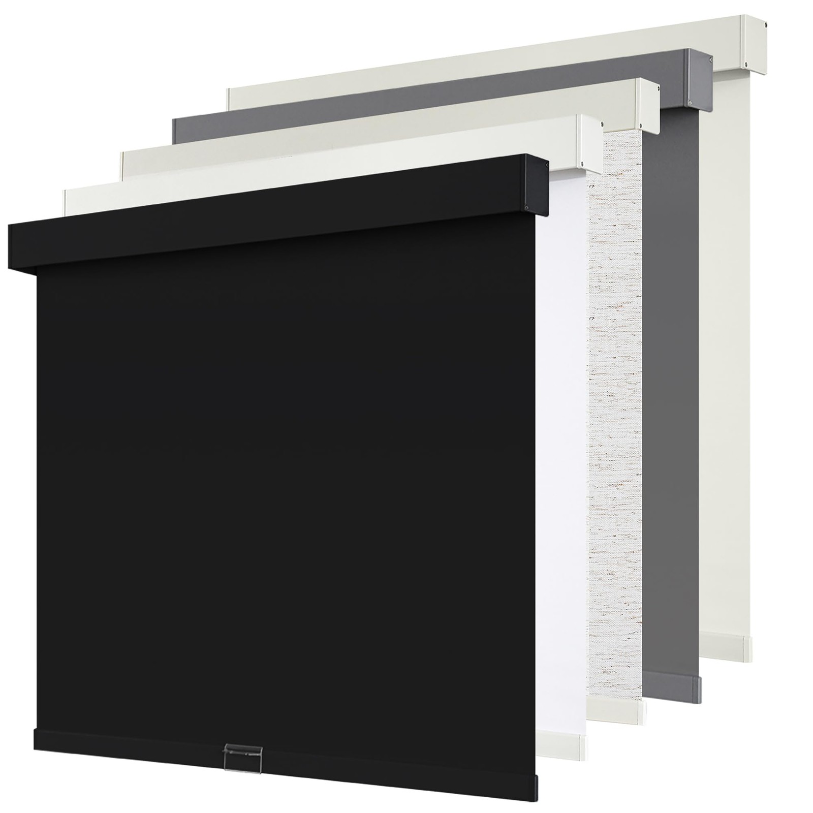 Cordless Blackout Roller Shades Blinds for Windows Free-Stop,Pull Down Room D…