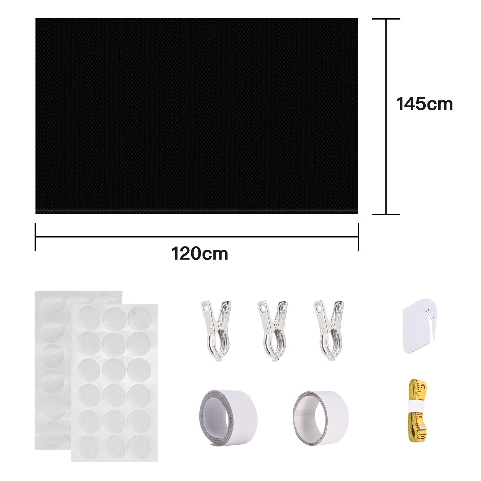 100% BlackOut Window Curtain Sun Protection Light Blocking Drapes For Home UV