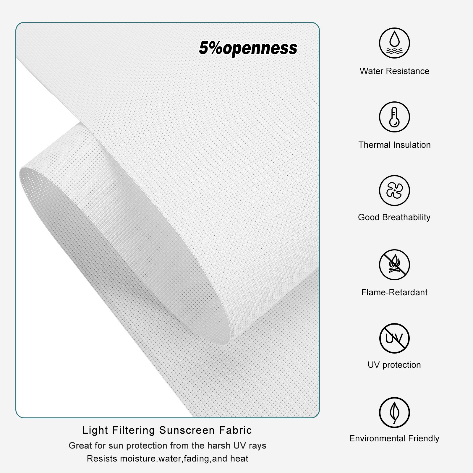 Changshade CUSTOM Light Filtering Roller Shades Window Blinds Room Darkening