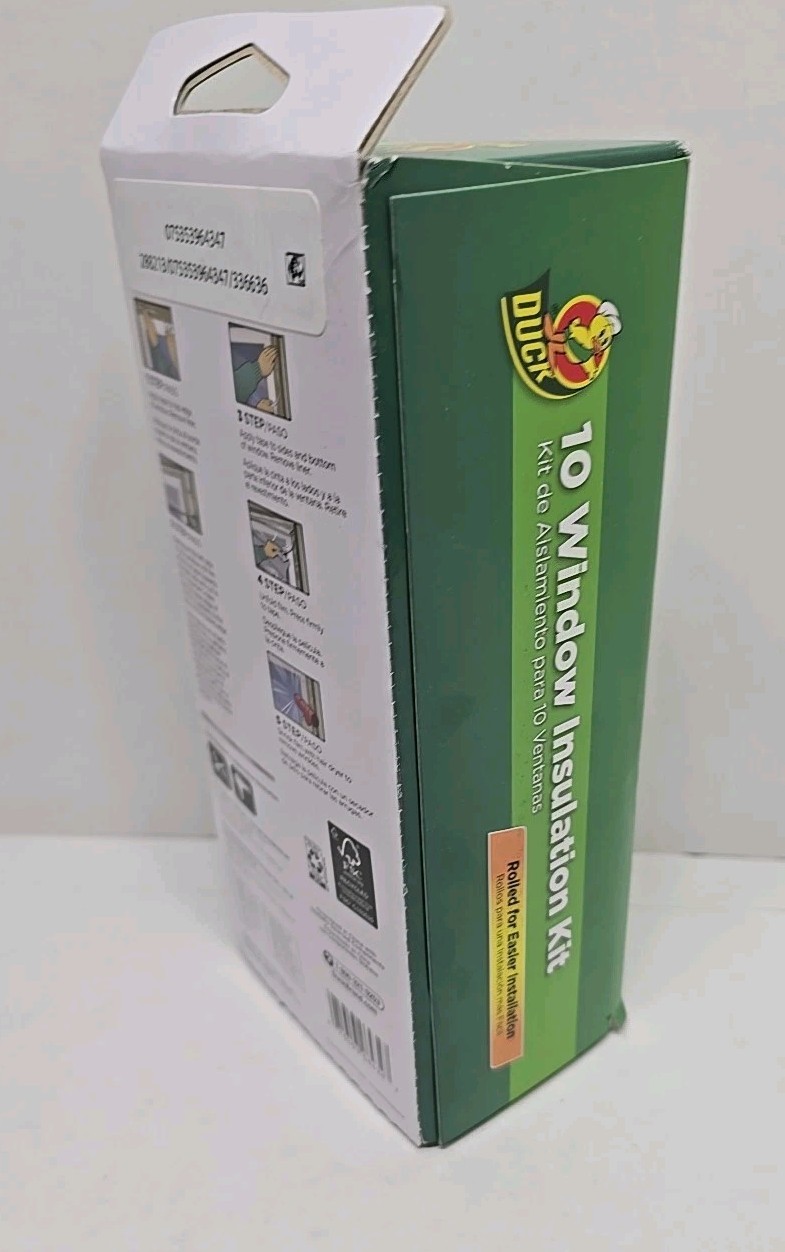 Duck Brand Indoor 62 inch x 420 inch 10 Window Insulation Kit