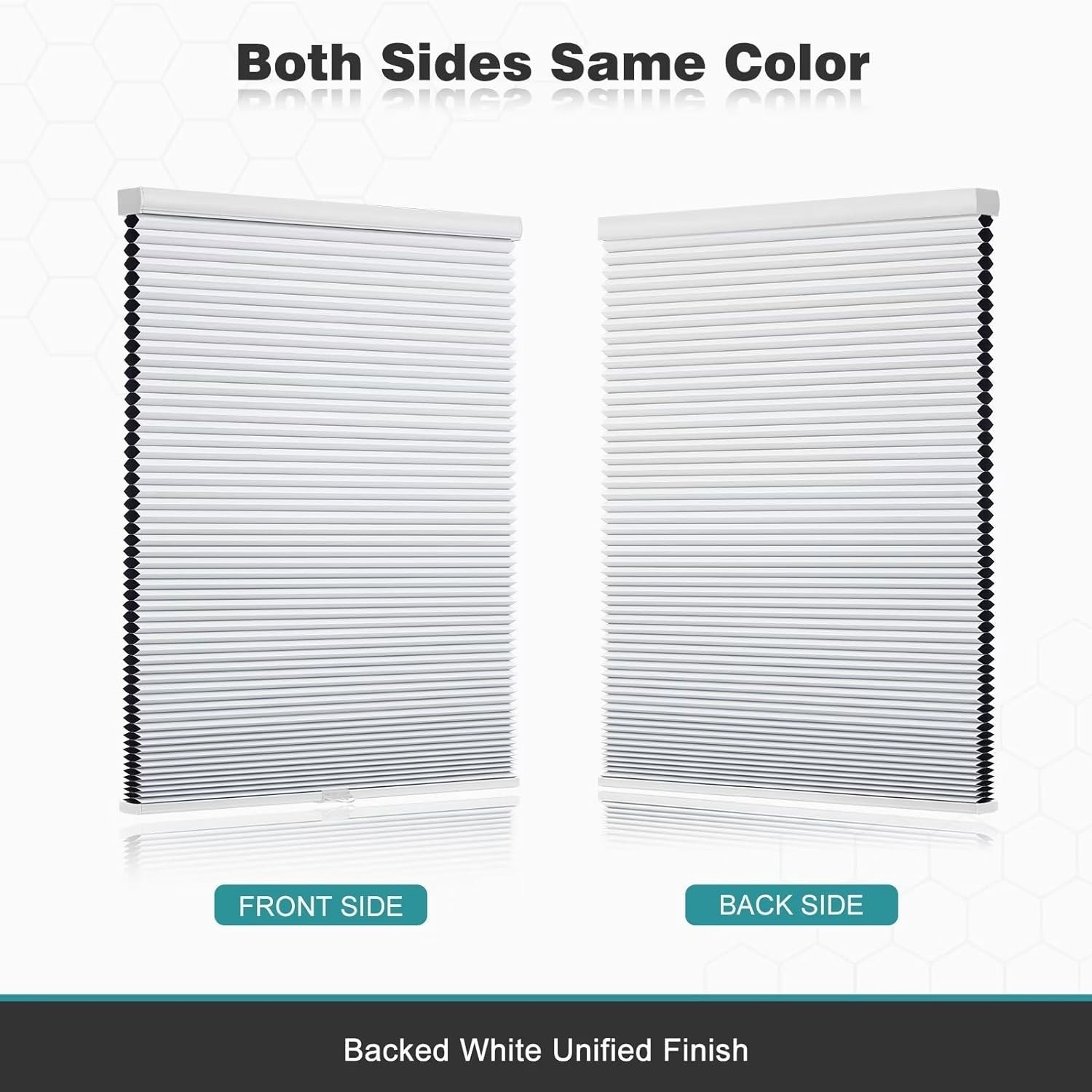 Cordless Cellular Shades Blackout Honeycomb Blinds for Windows Room Darkening…