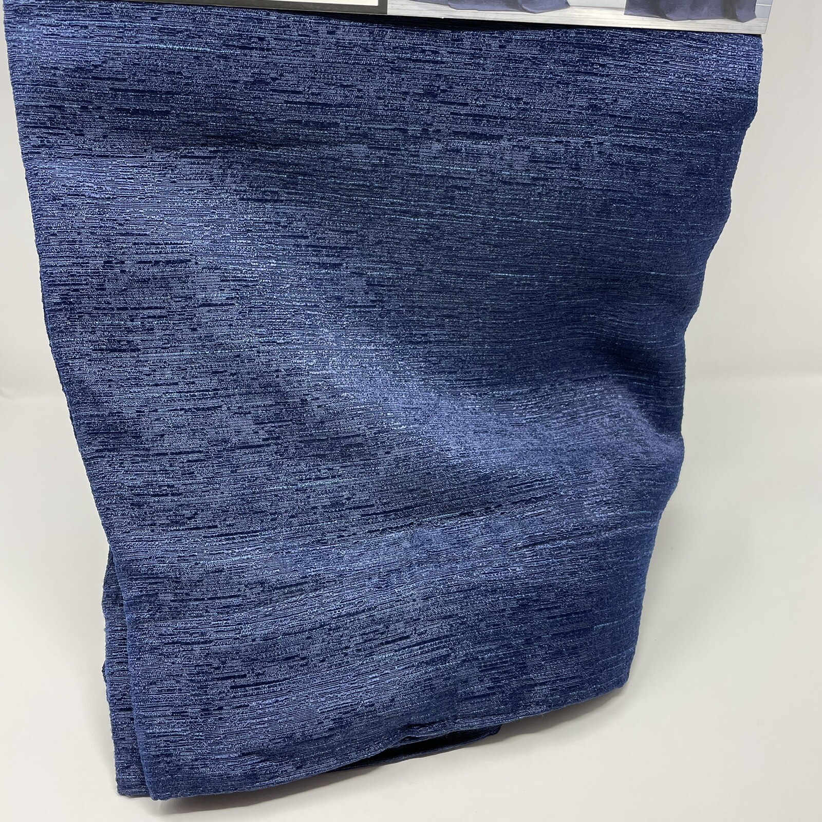 Ralph Lauren LEDA Indigo 52×84 Room Darkening Window Curtains 2 Back Tab Panels