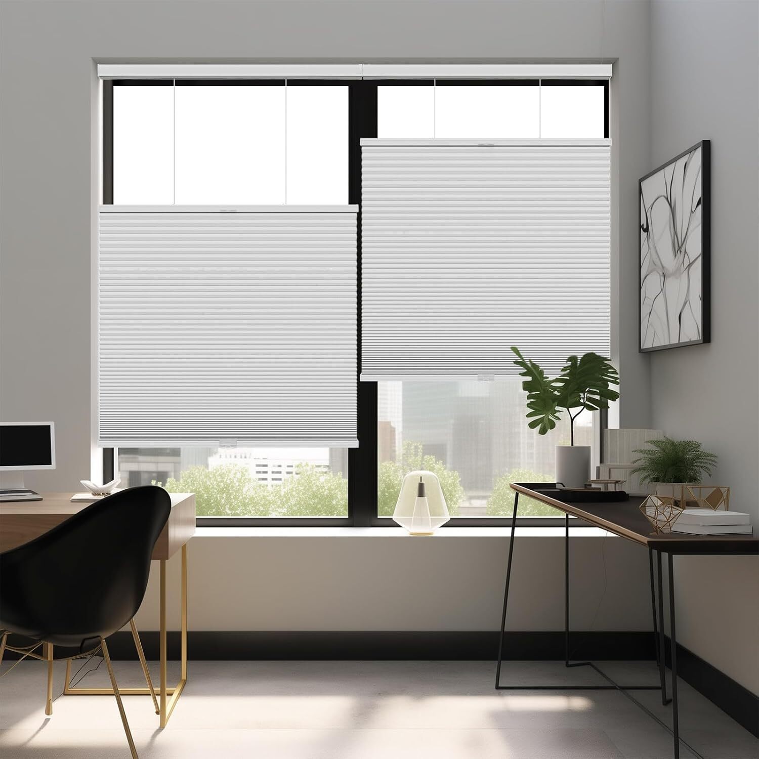 Changshade Room Darkening Top Down Bottom Up Blackout Cellular Blinds Honeycomb
