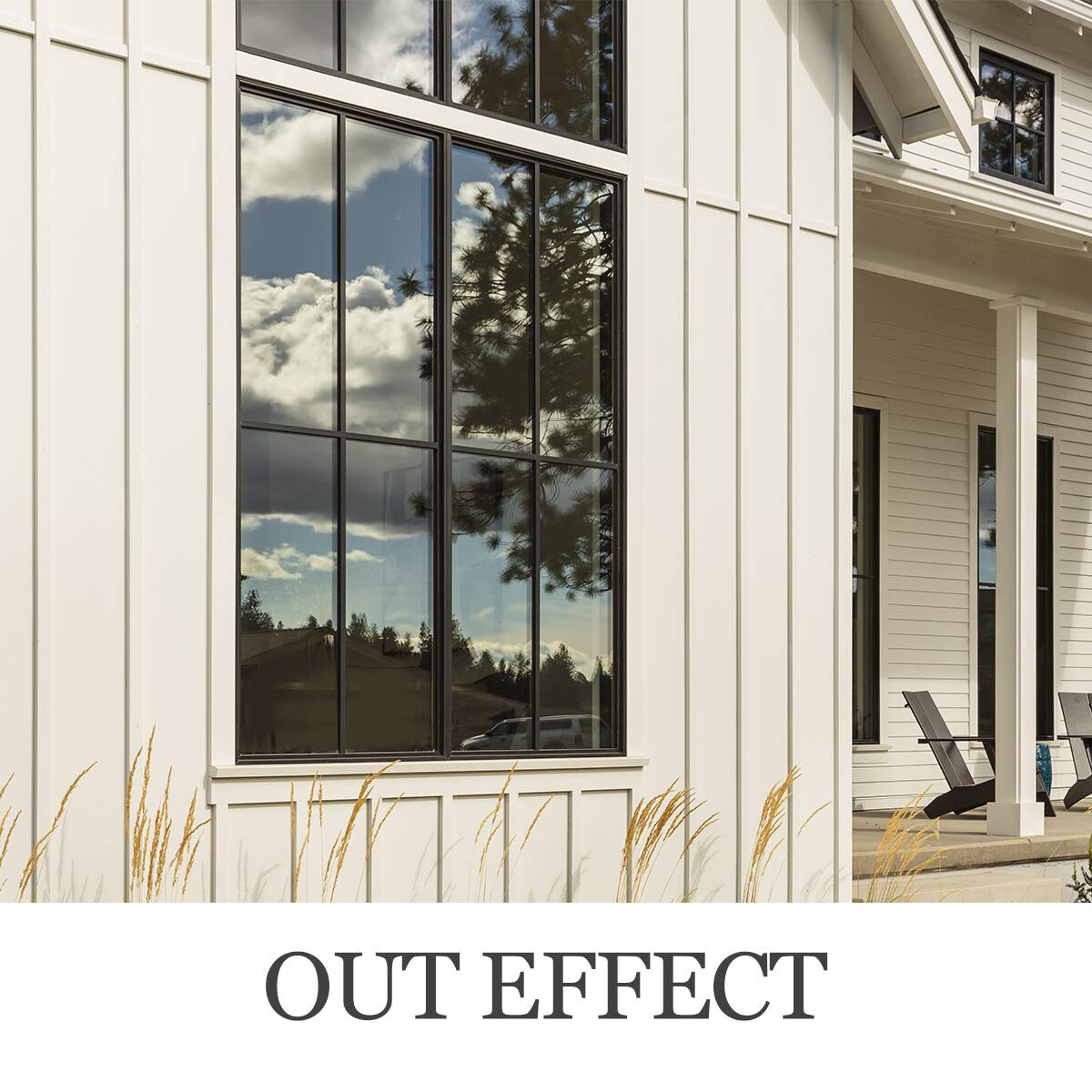 One Way Mirror Privacy Window Film Static Cling PVC Heat UV Reflective Tint Home