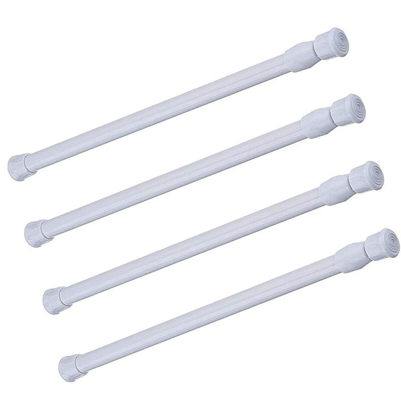 NEW Tension Curtain Rod 23 to 43 Inches Adjustable Extension Spring Tension Rods