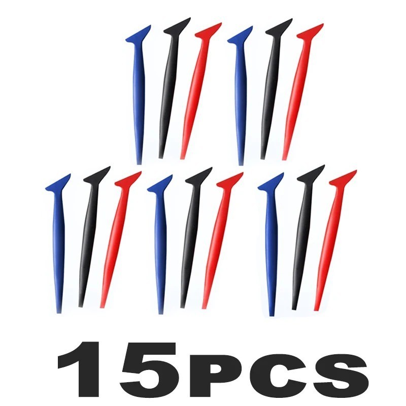 Pcs Car Micro Squeegee Curves Slot Tint Tool Set, 3-in-1 Flexible Applicator 9