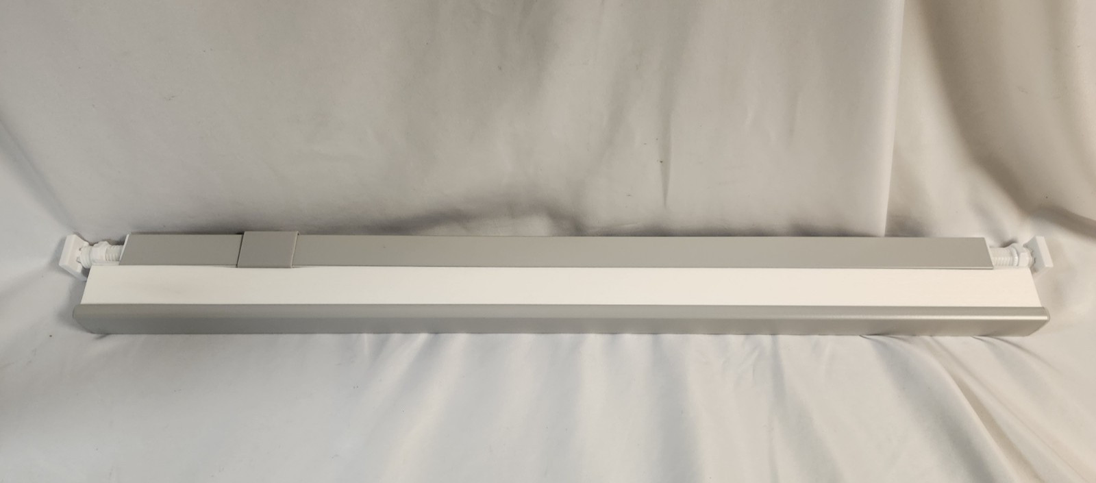 LazBlinds Cordless Cellular Shades, Light Filtering, 28” W x 48” H, Gray/White
