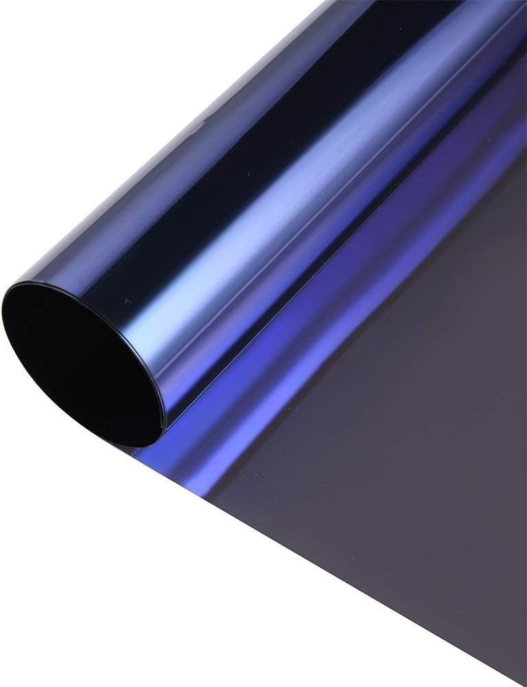“Colorful Self-Adhesive Window Tint – Rose Red, UV & Heat Resistant, 17.7”x78.7”