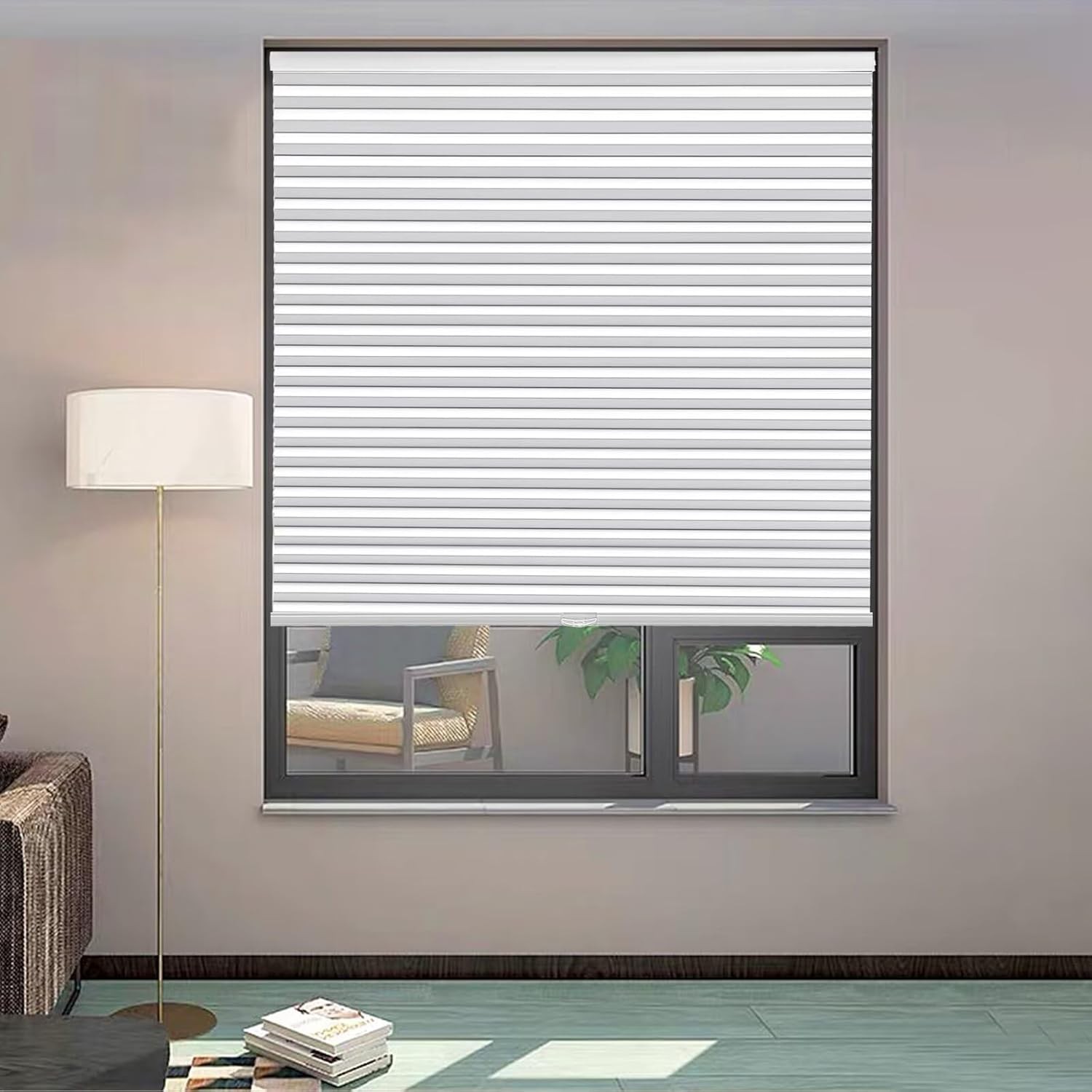 MYshade Cordless Blackout Cellular Shade 28″x64″ White