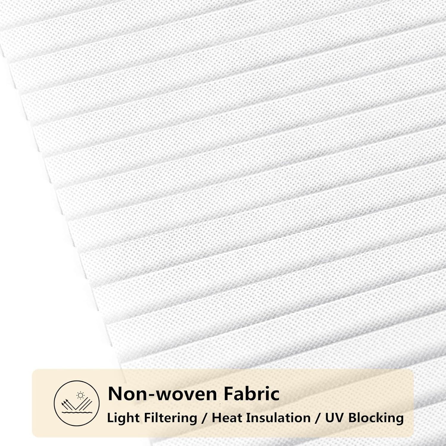 Arch Window Shade Radius 18 Inch Half Circle Arched Non-Woven Stick on Cut to Si
